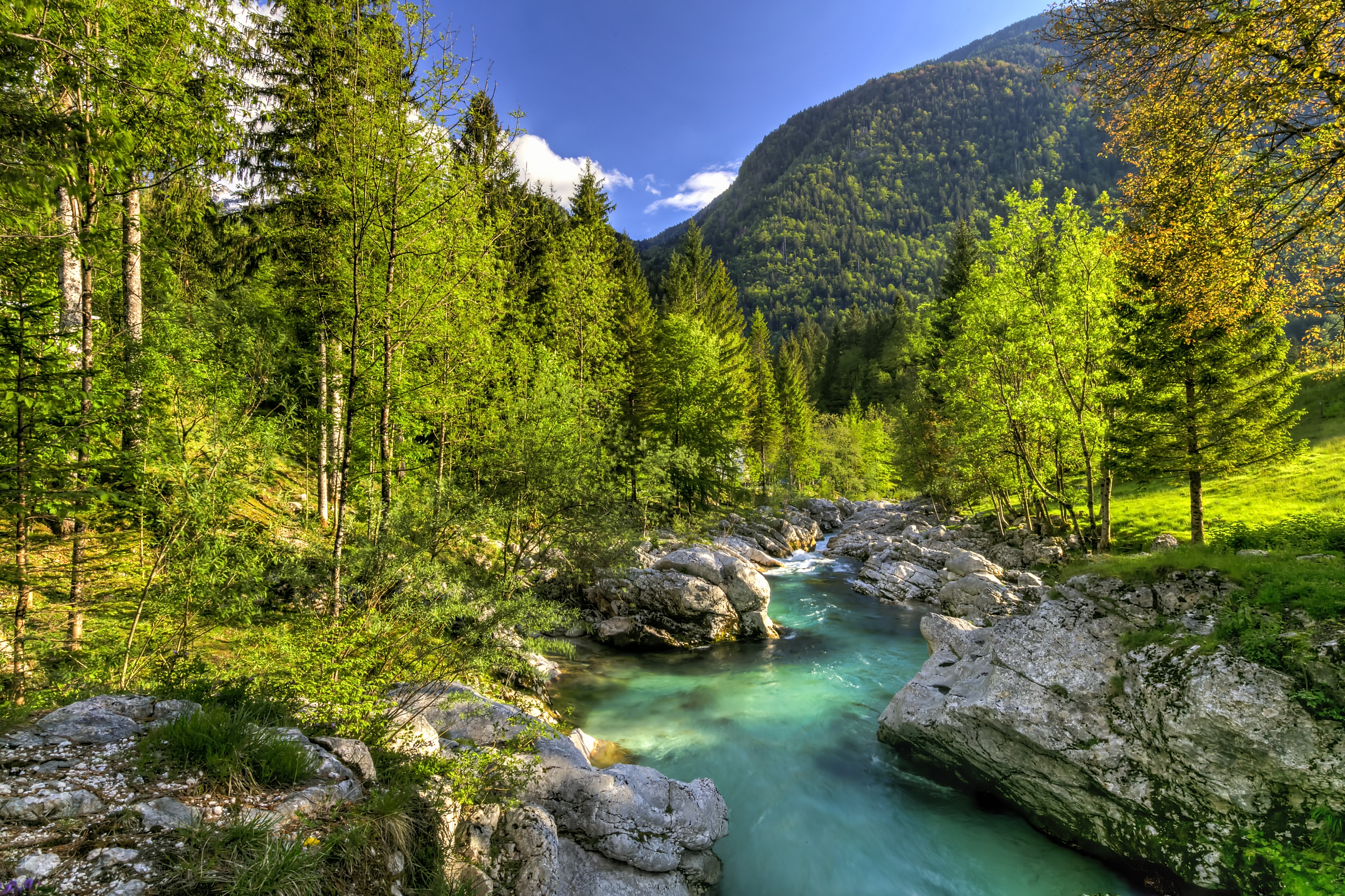 Slowenien, Fluss Soca - Destinations-PR uschi liebl