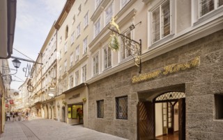 Hotel Goldener Hirsch Salzburg - Aussenbereich; Luxushotel-PR-Spezialist uschi liebl pr