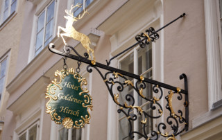 Hotel Goldener Hirsch Salzburg - Aussenansicht; Luxushotel-PR-Spezialist uschi liebl pr
