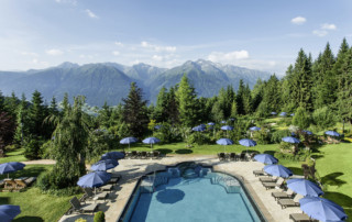 Interalpen-Hotel Tyrol, Aussenpool - Fünf-Sterne-Superior-Hotel, uschi liebl pr