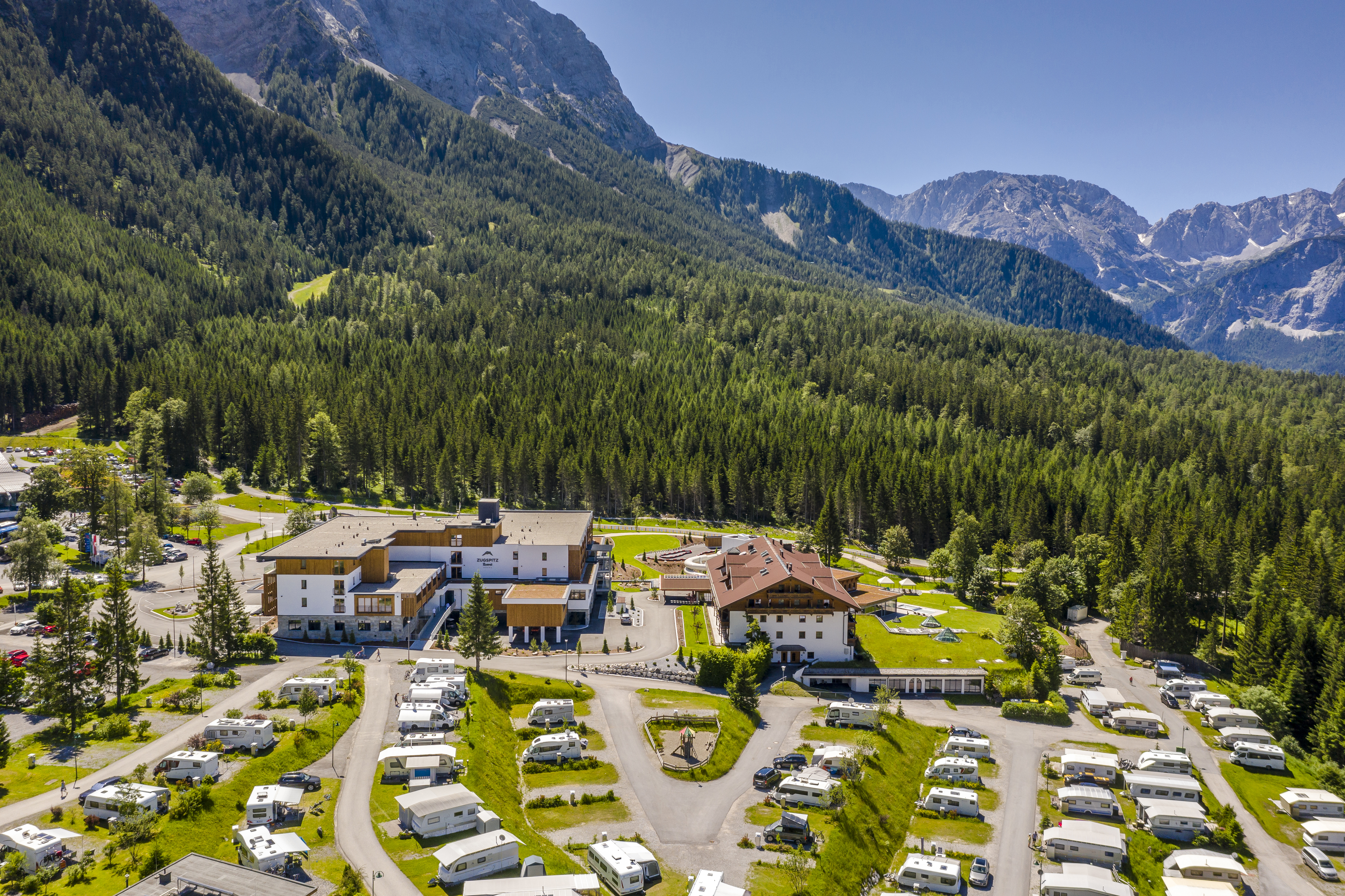 Zugspitz Resort Campingplatz Sommer