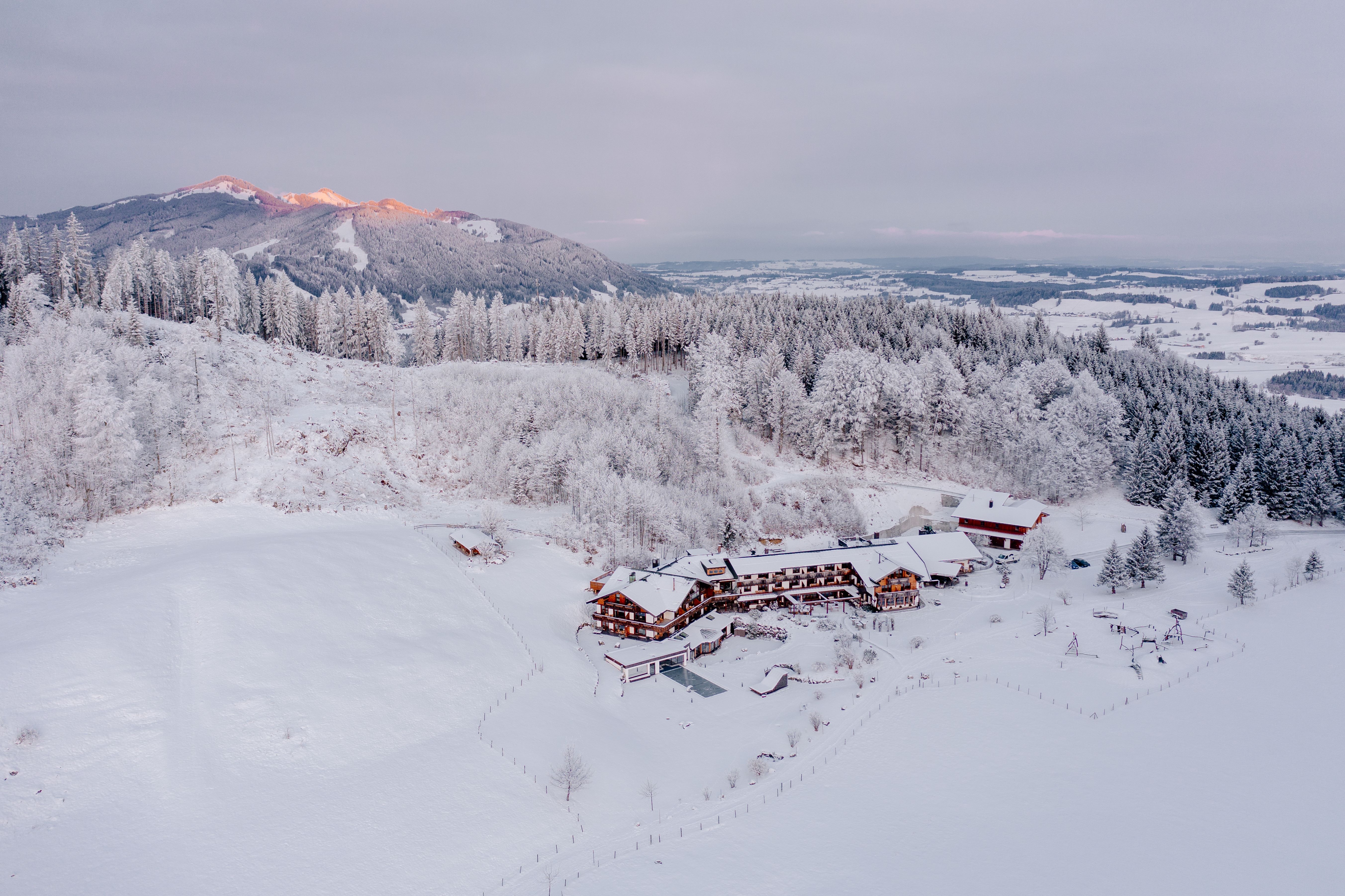 Schlossanger Alp - Aussenansicht Winter